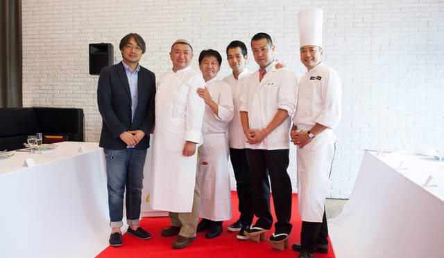 イベントに参加したシェフたち
