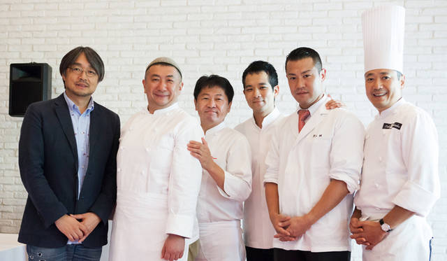 イベントに参加したシェフたち