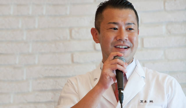 日本料理店「くろぎ」料理長、黒木純氏