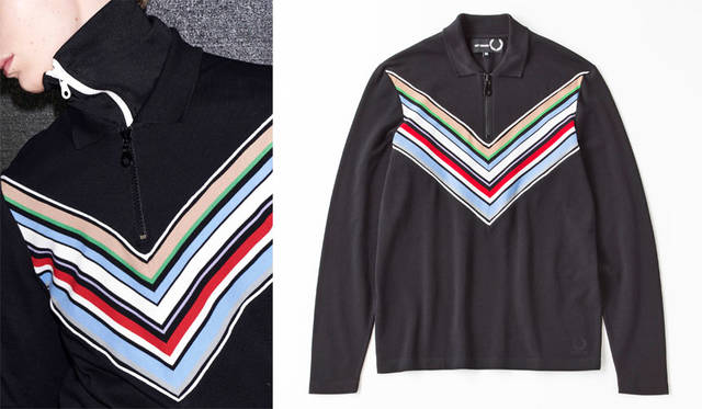 <strong>Fred Perry｜フレッドペリー</strong><br />「Raf Simons×Fred Perry」Autumn&Winter 2015　左／シャツ2万3760円、インナー 2万520円、右／シャツ2万3760円