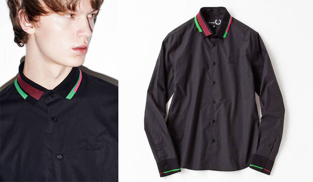 <strong>Fred Perry｜フレッドペリー</strong><br />「Raf Simons×Fred Perry」Autumn&Winter 2015　シャツ2万8080円