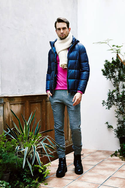 <strong>junhashimoto｜ジュンハシモト</strong><br /><strong>2015-16年 秋冬コレクション</strong>　ダウンジャケット 9万1800円