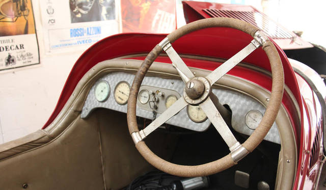 1923年フィアット501S.S.シールロ スポルトのダッシュボード。車両は1927年ミッレミリアに参加した記録が残っている。