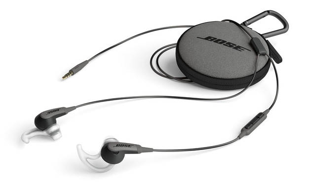 <strong>BOSE｜ボーズ</strong><br />「Bose® SoundSport in-ear headphones」オーディオ専用モデル1万2420円、スマートフォン対応モデル / Apple製品対応モデル ともに1万6200円