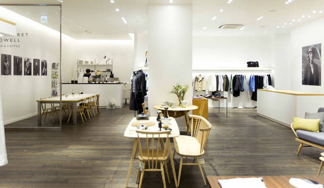 <strong>MARGARET HOWELL｜マーガレット・ハウエル</strong><br />「マーガレット・ハウエル ショップ＆コーヒー 京都BAL」