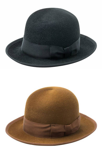 <strong>STETSON｜ステットソン</strong><br />「150周年アニバーサリーアイテム」　ステットソンのハットの伝統的な形、オープンクラウンを採用し、手癖（ぐせ）で自分に合ったクラウンの形をつくることができる。素材にはキャメル混の高級素材を使用。キャメルがミックスされているので独特な風合いを楽しめるモデル。ハイクラウンに太いリボンがアクセントとなっている。オープンクラウン（カラー：ブラック、キャメル）各5万2920円