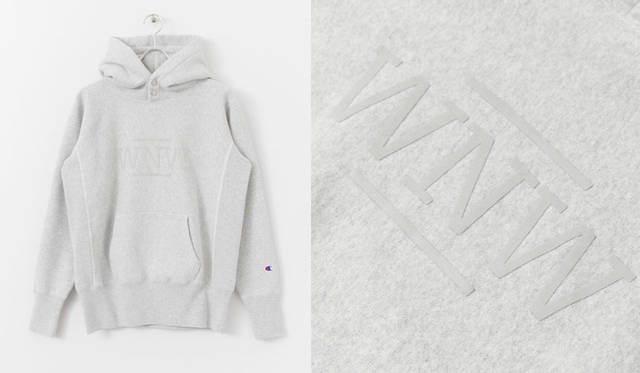 <strong>WORK NOT WORK｜ワーク ノット ワーク</strong><br />阪急メンズ大阪 5階「WORK NOT WORK URBAN RESEARCH 阪急メンズ大阪店」　阪急メンズ大阪先行販売アイテム「WNW × Campion REVERSE WEAVE PULL OVER PARKA」1万2960円