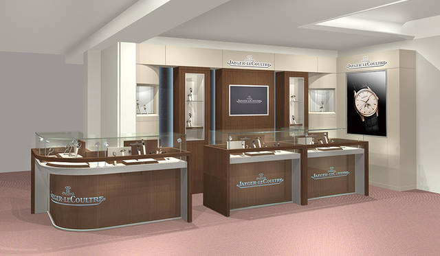 日本橋三越本店のジャガー・ルクルトブース