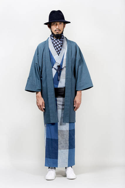 <strong>Y. & SONS｜ワイ＆サンズ</strong><br />2015-16年秋冬コレクション　「片貝木綿市松」