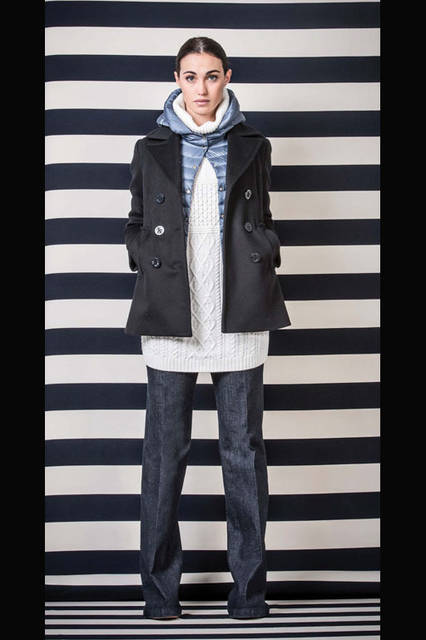 <strong>MARINA YACHTING｜マリーナ ヨッティング</strong><br />2015-16年秋冬コレクション　アウターウェア12万7440円、パンツ2万9160円