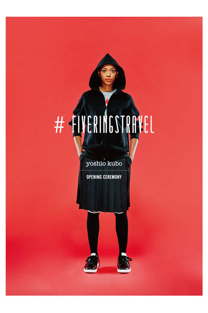 <strong>OPENING CEREMONY｜オープニングセレモニー</strong><br />「yoshio kubo | OPENING CEREMONY」DEBUT COLLECTION Fall/Winter 2015-16　スウェットシャツ3万1320円、Tシャツ1万692円、プリーツパンツ2万8080円