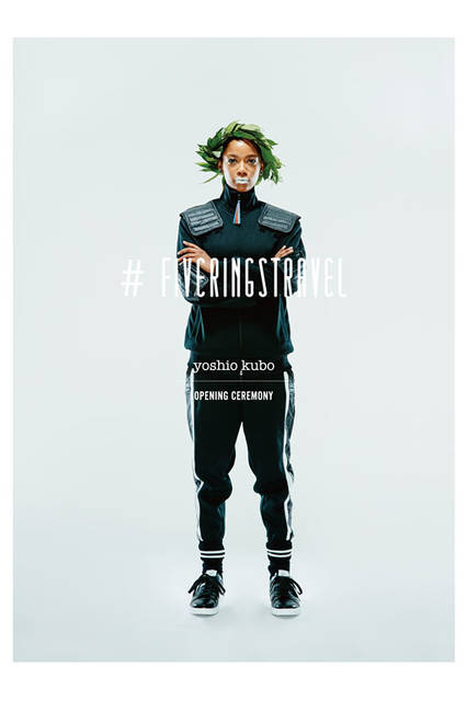 <strong>OPENING CEREMONY｜オープニングセレモニー</strong><br />「yoshio kubo | OPENING CEREMONY」DEBUT COLLECTION Fall/Winter 2015-16　スウェットシャツ3万4560円、スウェットパンツ2万4840円