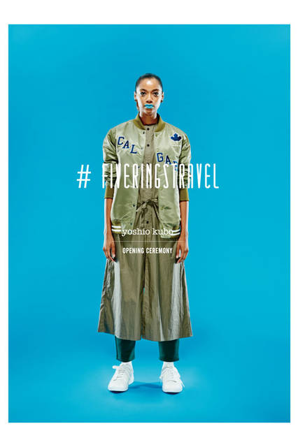 <strong>OPENING CEREMONY｜オープニングセレモニー</strong><br />「yoshio kubo | OPENING CEREMONY」DEBUT COLLECTION Fall/Winter 2015-16　スタジアムジャンパー6万3720円、ロングシャツ3万4560円、スウェットパンツ2万3760円