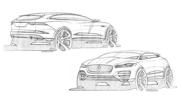 Jaguar F-Pace｜ジャガー Fペース デザインスケッチ