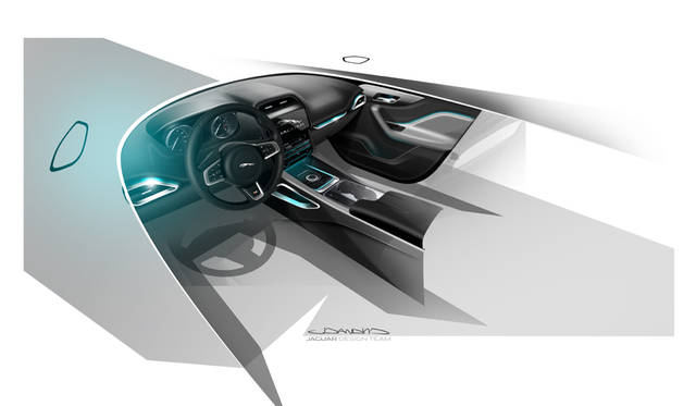 Jaguar F-Pace｜ジャガー Fペース インテリアスケッチ