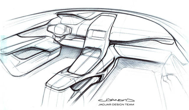 Jaguar F-Pace｜ジャガー Fペース インテリアスケッチ