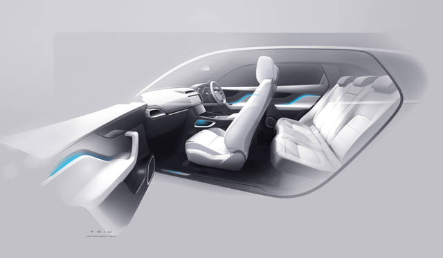 Jaguar F-Pace｜ジャガー Fペース インテリアスケッチ