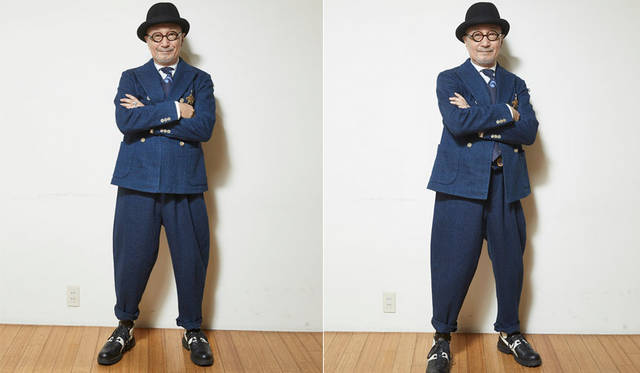 <strong>TAKEO KIKUCHI｜タケオキクチ</strong><br />菊池武夫氏は今春開催したショーピースを着用