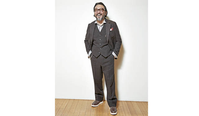 「The Stylist Japan × TAKEO KIKUCHI」スリーピース　ジャケット7万2360円、ベスト3万6720円、パンツ3万1320円