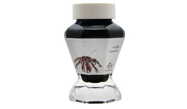 <strong>KINGDOM NOTE｜キングダムノート</strong><br />セーラー万年筆ボトルインク　キングダムノート別注「日本の生物シリーズ 甲殻類」  ヤシガニ（Birgus latro）：茶