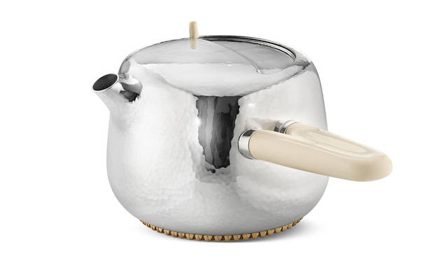 <strong>GEORG JENSEN｜ジョージ ジェンセン</strong><br />「マーク ニューソン ティーセット」 ティーポット