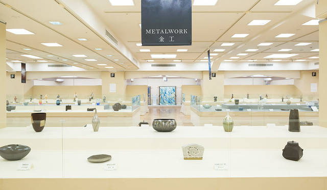 公募展「第62回 日本伝統工芸展」　展示会場