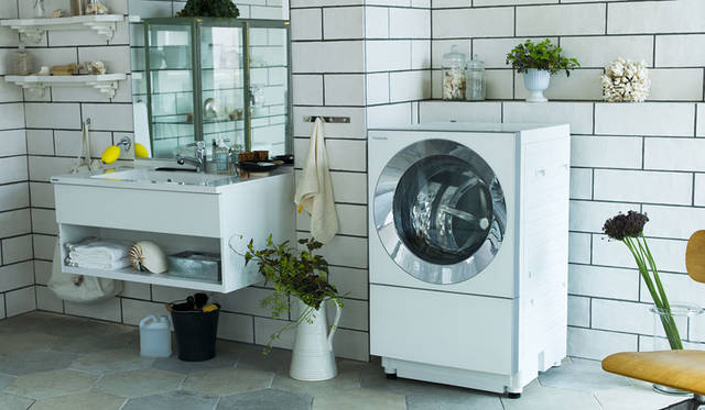 毎日使いやすい機能性はもちろん空間調和も楽しめる、快適な洗濯スタイルを提案
