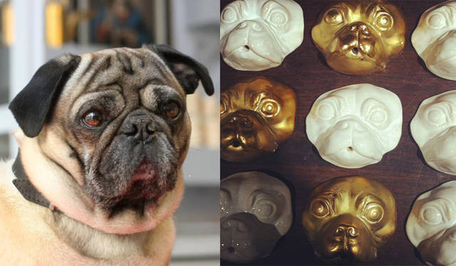 愛犬のカルロスをモチーフにした香立て