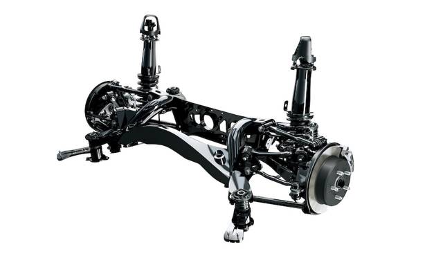 リヤのマルチリンク サスペンション