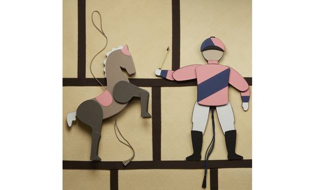 操り人形『ジョッキー』　『馬』 Le Studio Rouchon © HERMÈS