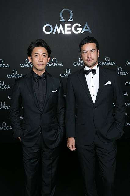 ファッションモデル櫻井貴史（左）、滝川ロラン（右）