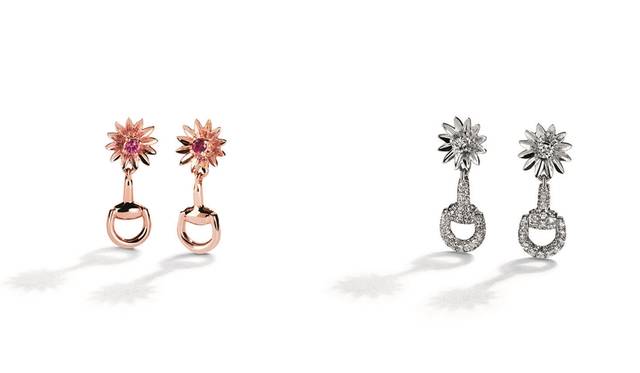 イヤリング 左：16万7400円、右：45万9000円