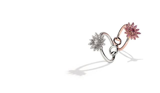 リング 左:31万8600円、右：29万520円