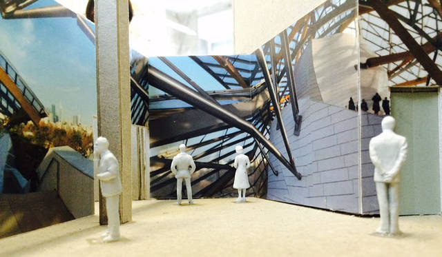 企画展「建築家 フランク・ゲーリー展 “I Have an Idea”」　会場イメージ（B1 イメージ）