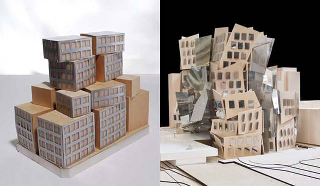 企画展「建築家 フランク・ゲーリー展 “I Have an Idea”」　「アイデアの進展」　UTSビジネススクール（オーストラリア・シドニー、2014）制作プロセス　Image Courtesy of Gehry Partners, LLP