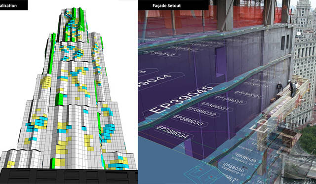 企画展「建築家 フランク・ゲーリー展 “I Have an Idea”」　「アイデアの進展」　ゲーリー・テクノロジーズ社「デジタル・プロジェクト」　Image Courtesy of Gehry Partners, LLP