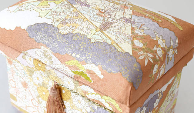 ISETAN JAPAN SENSES「近畿の染　色の世界」　藤井寛（富宏染工 染匠）　インテリア茶箱（約W43×D29 H18cm）12万96円