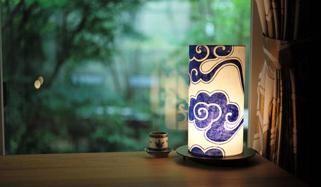 ISETAN JAPAN SENSES「KYOTO ORIGIN～唐長の雅」　伊勢丹オリジナルの便せんや封筒をはじめ、ランプシェードやインテリアアイテムを販売