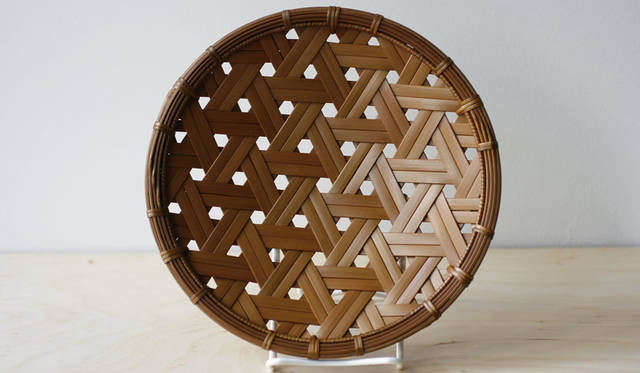 大橋重臣「二本寄せ亀甲盛皿」