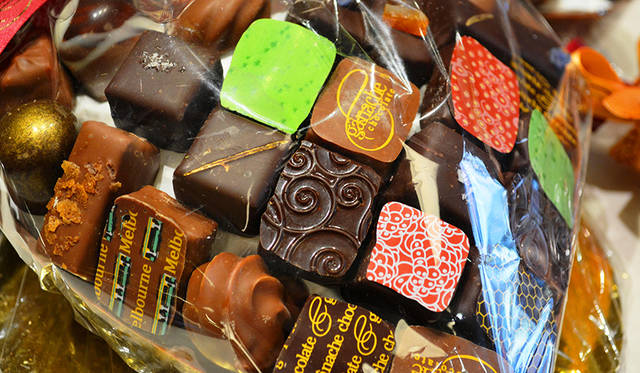 おみやげにしたいチョコレート。メルボルンを象徴するトラムを描いたものは人気