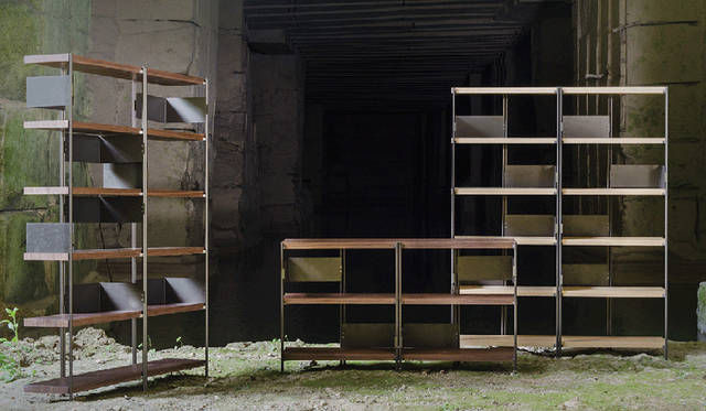 「Zigzag」design：Konstantin Grcic　左／ウォルナット88万6680円、中／ウォルナット47万8440円、右／オーク83万520円