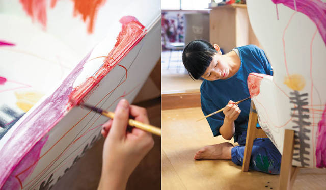 <strong>arflex｜アルフレックス</strong><br />アルフレックス × ミロコマチコ「たいようのねっこ」　Photo by TAMURA Yuichiro　