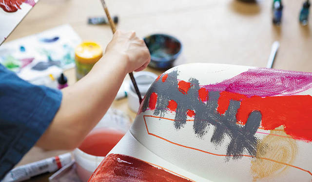 <strong>arflex｜アルフレックス</strong><br />アルフレックス × ミロコマチコ「たいようのねっこ」　Photo by TAMURA Yuichiro　