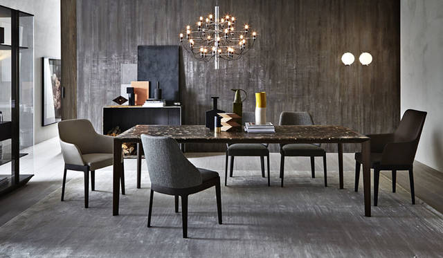 ロドルフォ・ドルドーニ氏デザインのテーブル「FILIGREE」に、ユーカリの脚部と大理石天板が追加　194万7240円～