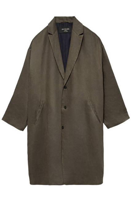 <strong>pas de calais｜パドカレ</strong><br />「JAPAN SENSES with NATURE by  pas de calais」伊勢丹新宿店限定アイテム　麻世妙、撥水加工コート8万4240円