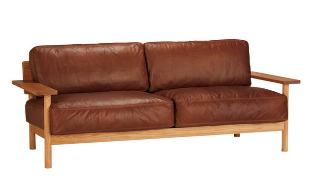 <strong>IDÉE｜イデー</strong><br />イデー新作家具展示会「“New Paysan”IDÉE New Furniture Exhibtion 2015AW」　「DIMANCHE（ディモンシュ）」シリーズ　レザーソファ