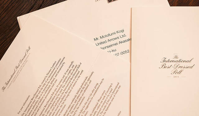 <strong>UNITED ARROWS & SONS｜ユナイテッドアローズ&サンズ</strong><br />米『バニティ・フェア』誌の「世界のベストドレッサーリスト（The International Best-Dressed List）」