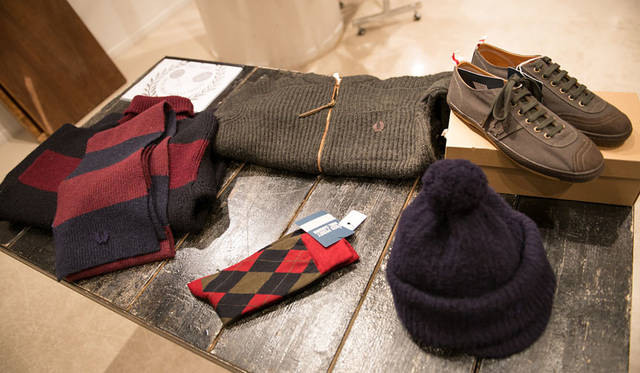 <strong>Nigel Cabourn｜ナイジェル・ケーボン</strong><br />2015-16年秋冬コレクション展示会場にて　「FRED PERRY（フレッドペリー）×Nigel Cabourn（ナイジェル・ケーボン）」