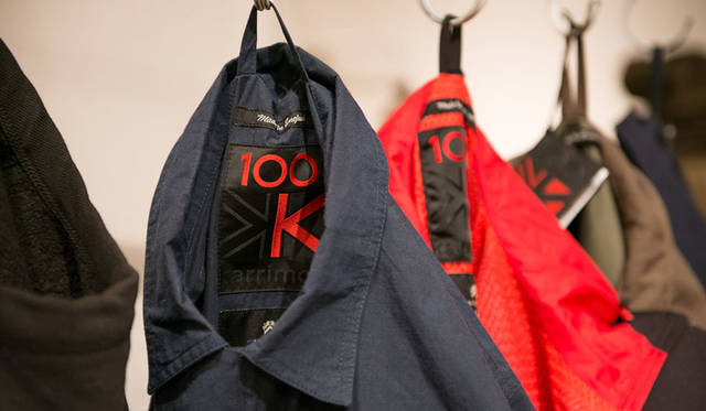 <strong>Nigel Cabourn｜ナイジェル・ケーボン</strong><br />2015-16年秋冬コレクション展示会場にて　プレミアムアウターウェアブランド「K 100（ケイワンハンドレッド）」