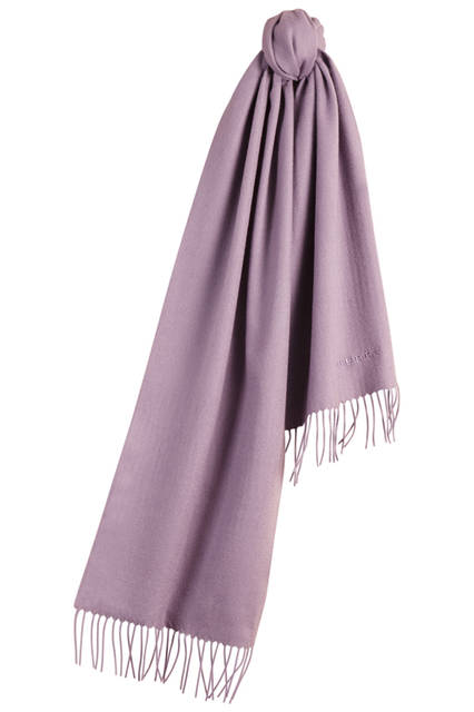 Burberry|バーバリー Embroidered Cashmere Scarf - Lilac